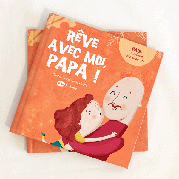 Livre Personnalise Reve Avec Moi Papa Sur Monhistoire Com
